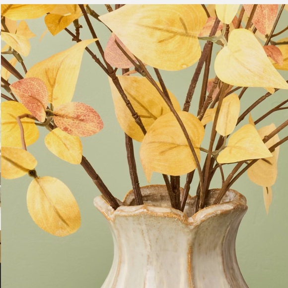 24" Golden Dogwood Artificial Fall Arrangement - Hearth & Hand with Magnolia - Picture 3 of 3